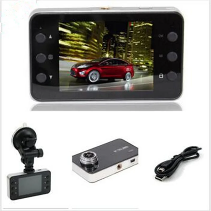 Видеорегистратор Full HD k6000 2 4 дюйма автотахограф угол съемки 90 градусов ночное
