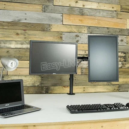 Настольный кронштейн C024 для ЖК-монитора с полным движением 360 градусов двойная