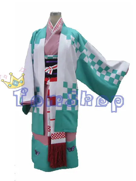 Японское кимоно Ao no Exorcist синее костюм для косплея морияма шиеми женский экспресс