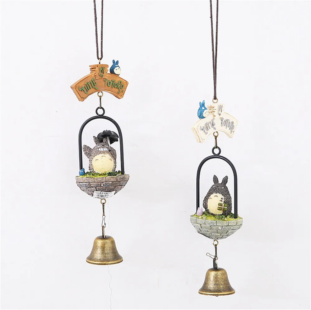 TOTORO Windbell ветровой колокольчик ПВХ экшн фигурка Коллекционная модель из смолы