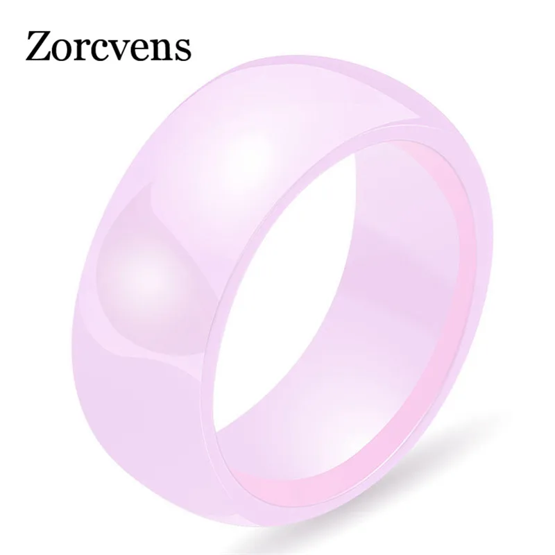 ZORCVENS 8 мм розовый белый черный цвет керамические кольца Космический цветная