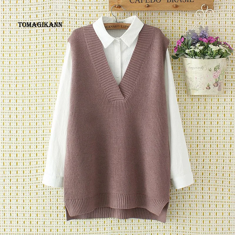 Повседневные пуловеры с V-образным вырезом эластичный женский свитер на весну и