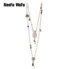 Жемчужный браслет NeeFu WoFu, жемчужный браслет в виде жука, натуральный камень, ювелирные изделия