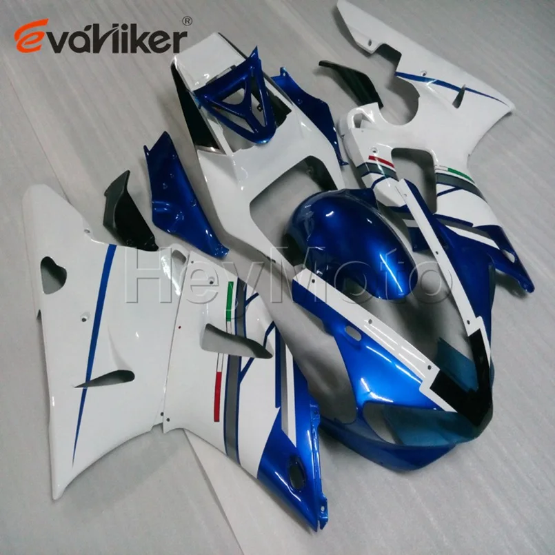 Обтекатель из АБС пластика для YZFR1 1998 1999 Белый Синий YZF R1 98 99 комплект кузова
