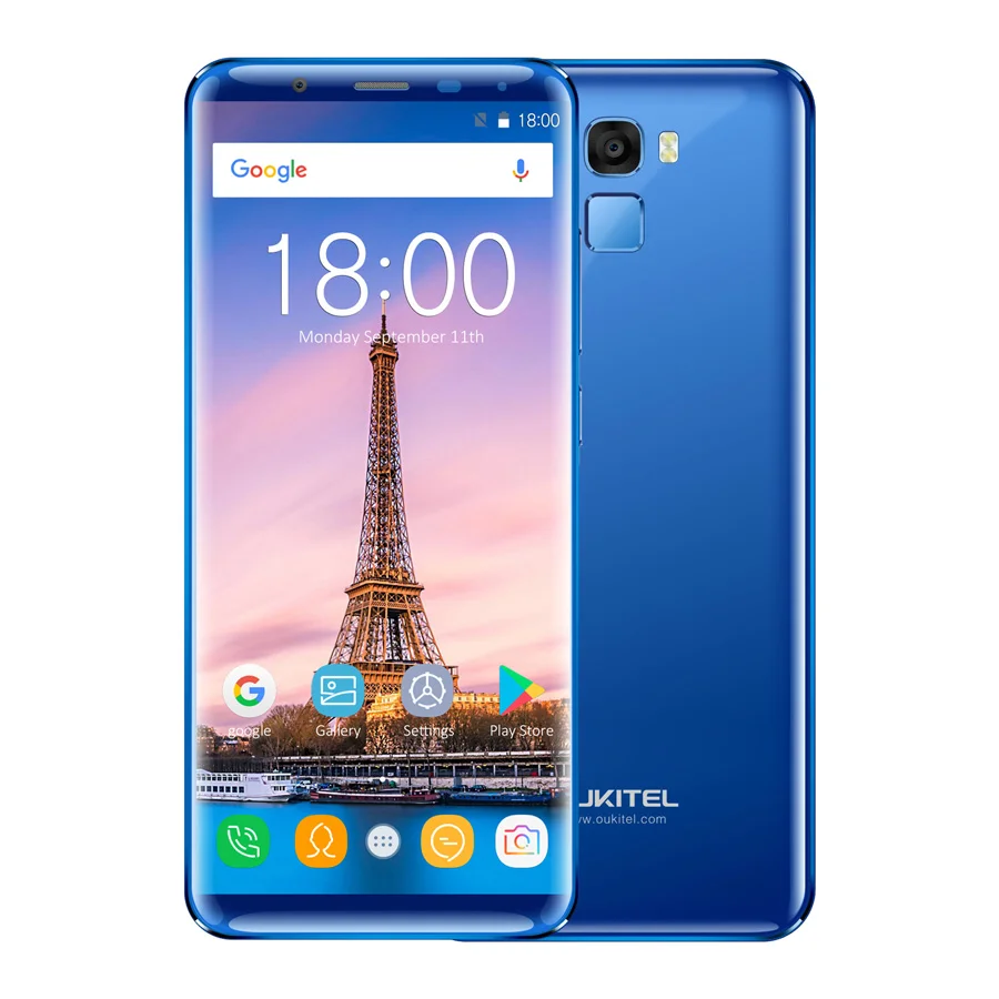 Oukitel K5000 18:9 дисплей Infinity 4 Гб ОЗУ 64 Гб ПЗУ MT6750V Восьмиядерный 5,7 дюйма 5000 мАч Быстрая зарядка отпечаток пальца 4G LTE мобильный телефон