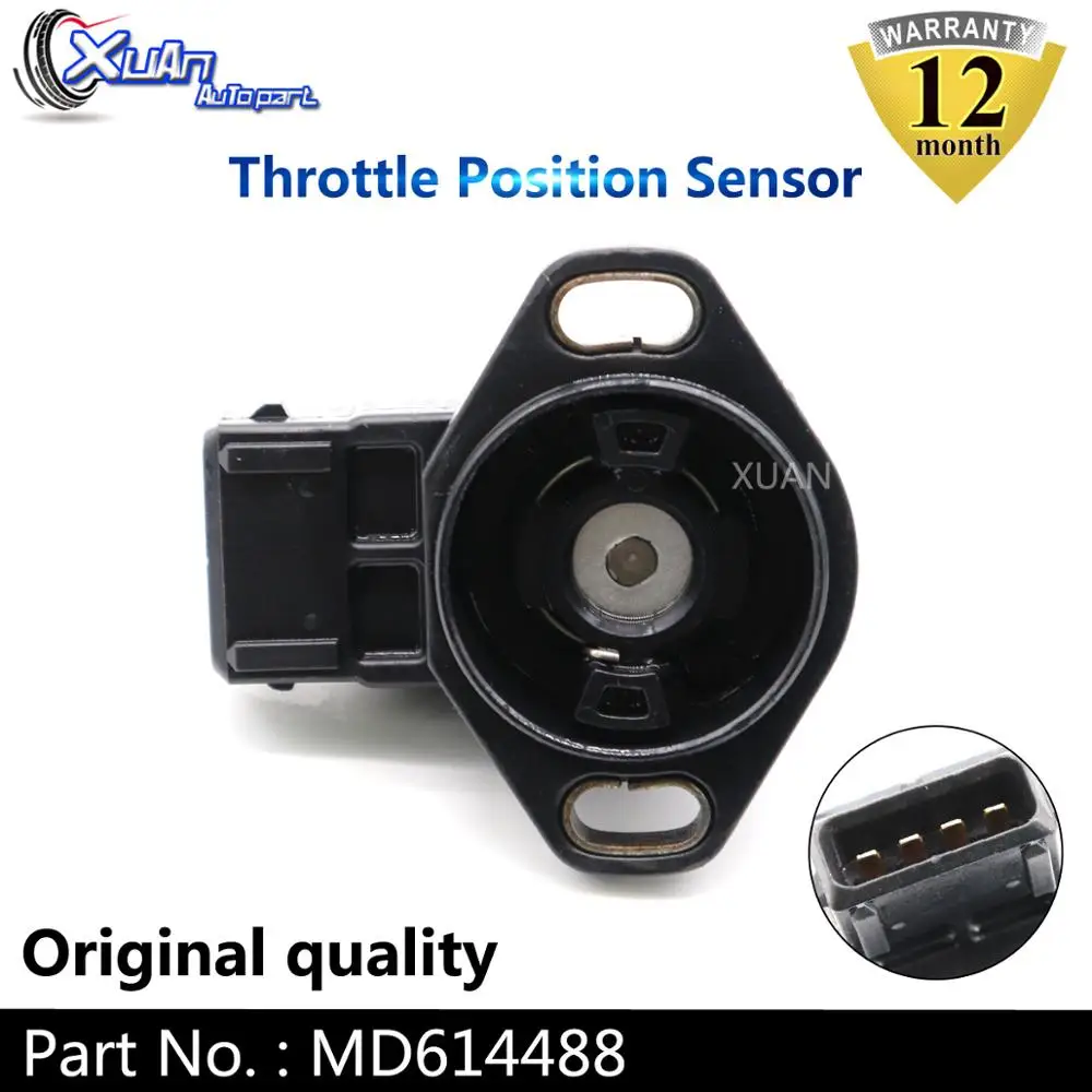 

XUAN THROTTLE POSITION SENSOR TPS SENSOR MD614488 For Dodge Stealth Mitsubishi 3000GT Eclipse Galant Hyundai Sonata Eagle Summit