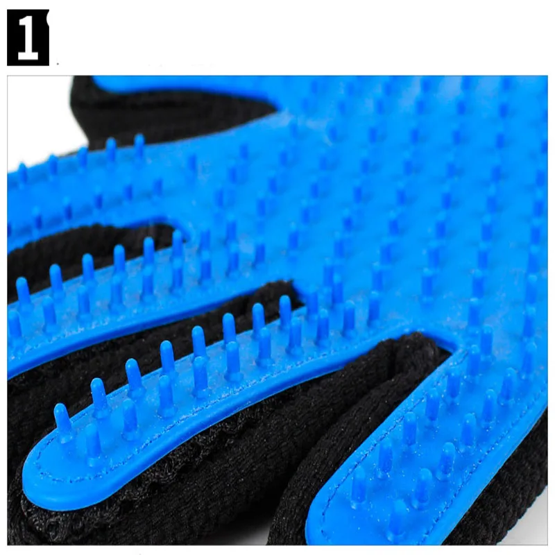 Силиконовая перчатка для домашних животных мягкая эффективная груминга ванна