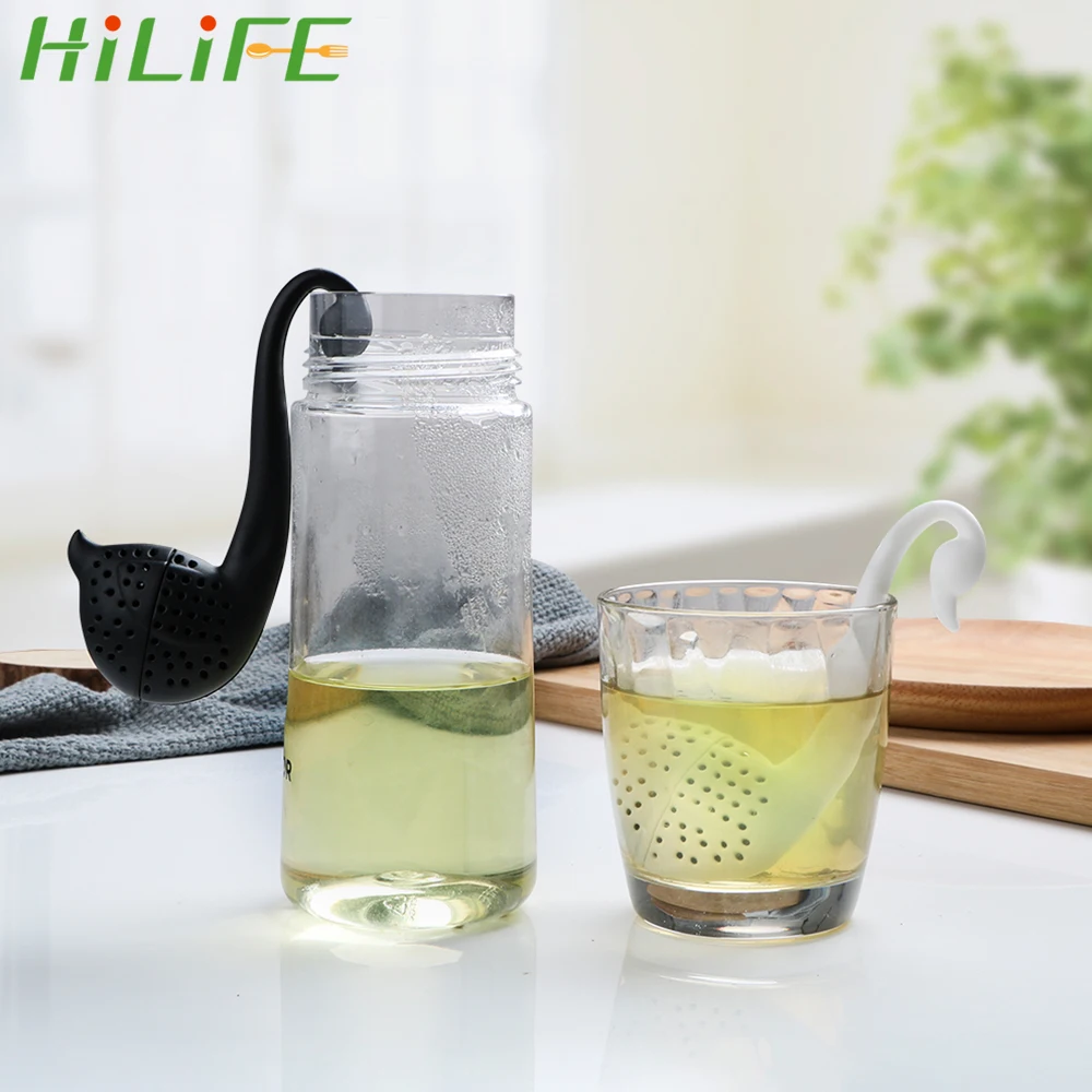 HILIFE Лебедь свободный ситечко для чая травы фильтр специй диффузор чай заварки