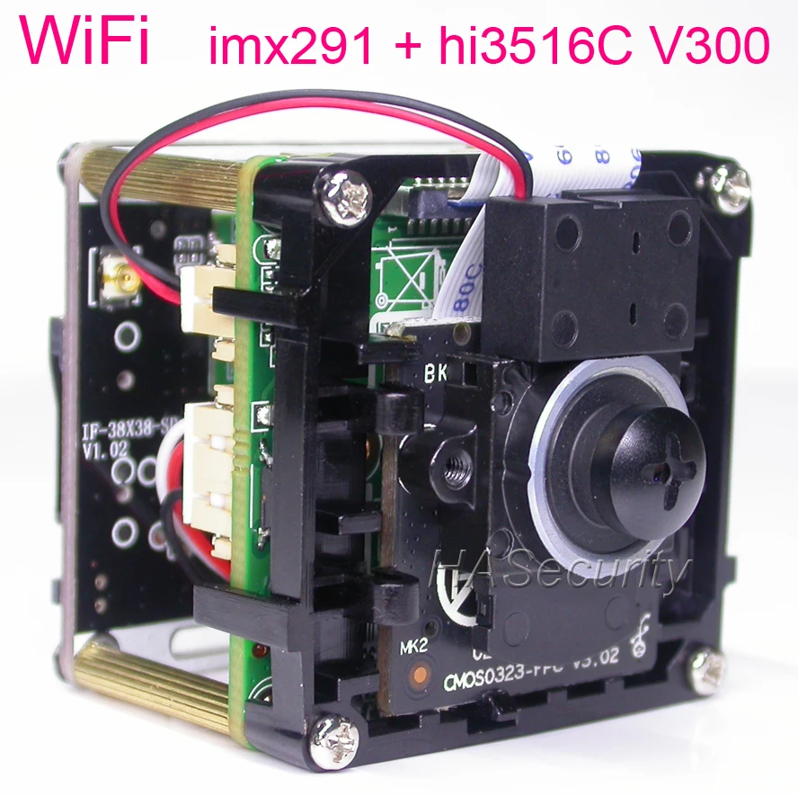 Wi Fi специальный объектив 3 7 мм H.265 H264 1/2.9 &quotSony STARVIS IMX291 CMOS + Hi3516C V300 CCTV IP камера PCB