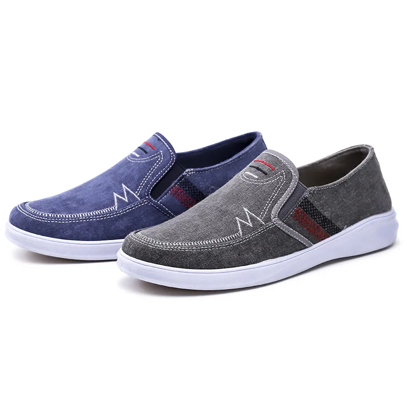 2019 New Canvas Shoes Men Breathable Casual Loafers Soft Comfortable Outdoor Flat for Male Chaussure Homme | Обувь