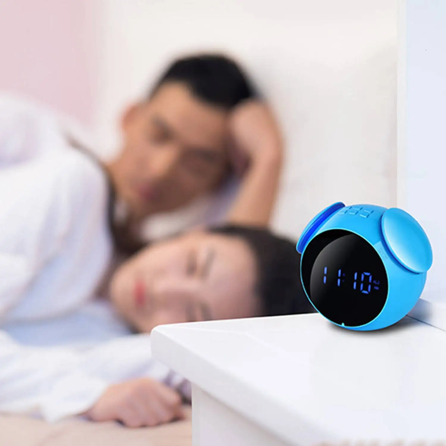FUNN-Mini Bluetooth аудио функция колонки 4,2 протокол MP3 карты зеркальный дисплей Будильник FM радио беспроводной бесплатный будильник