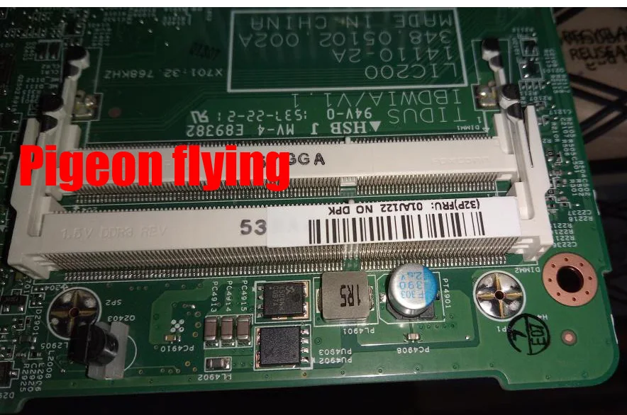 Для lenovo 200 01IBW Desktop FRU 01AJ122 (тип: 90FA) Celeron 3205U UMA NO DPK|Материнские платы для ноутбуков| |