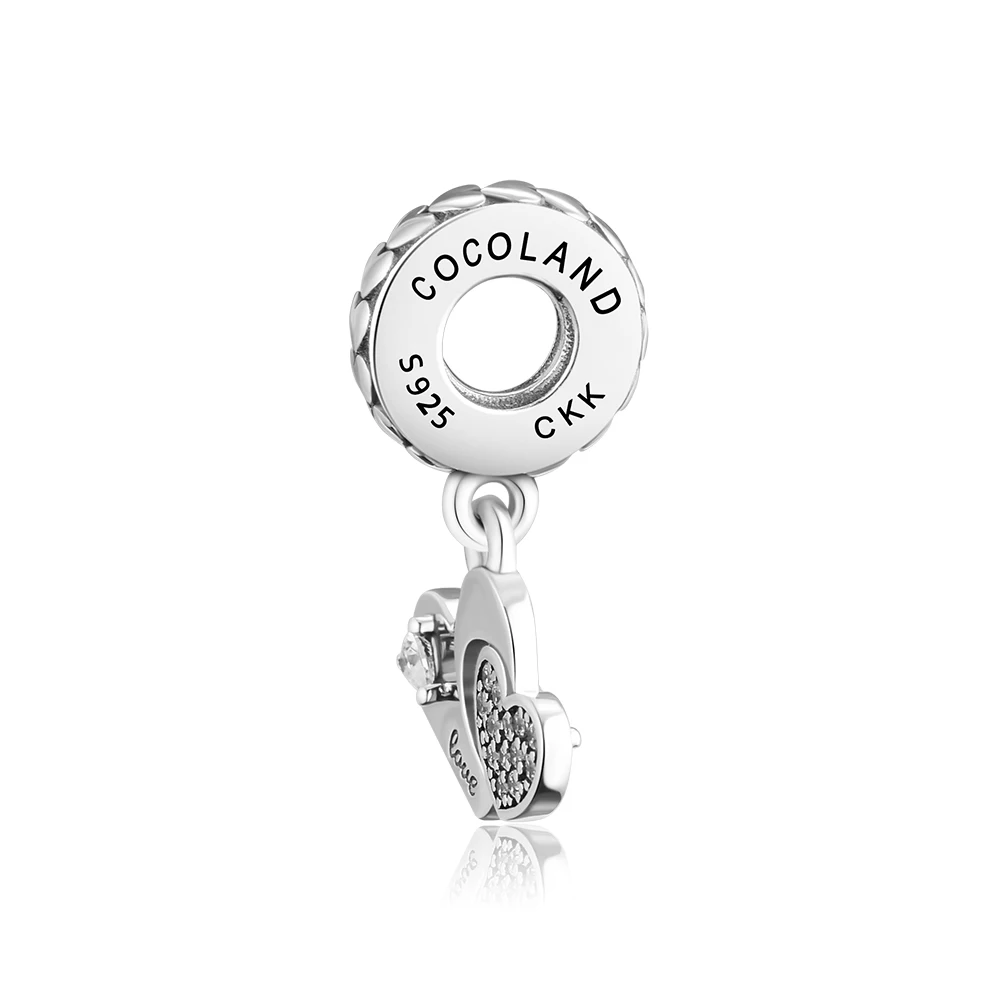 Fandola Fits Pandora Bracelets My Baby Heart Charms 100% 925 Sterling Silver Metal Beads for Jewelry Making Accessories kralen | Украшения