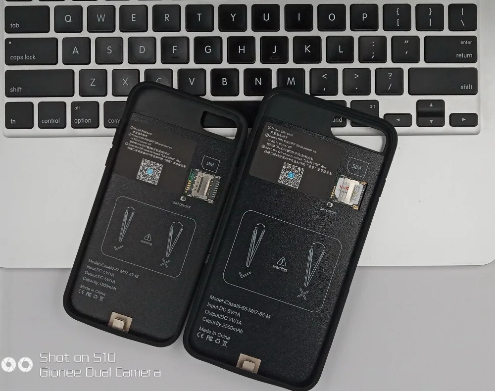 Для iPhone 6/7/8 plus/X Новый ультратонкий адаптер Bluetooth с двумя SIM картами двойной режим