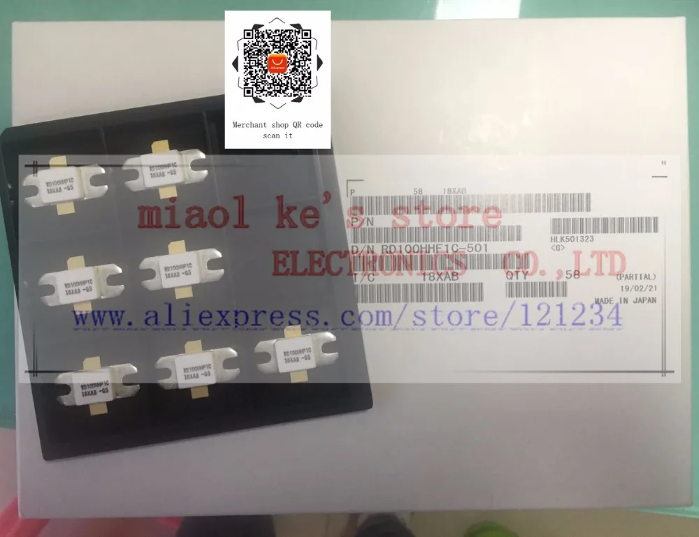 ; RD100HHF1 RD100HHF1C RD100HHF1-101 RD100HHF1C-501-КРЕМНИЯ MOSFET Мощность транзистор 30 МГц, 100W