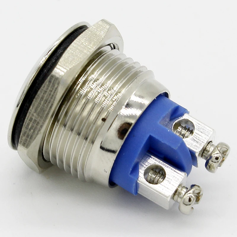 16mm Start Horn Button Momentary Stainless Steel Metal Push Switch Hot Worldwide | Обустройство дома