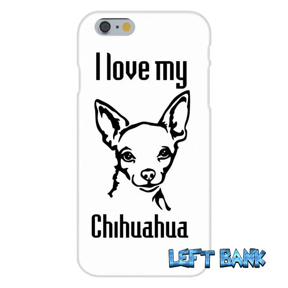 Для Xiaomi Redmi 3 3S Pro Mi3 Mi4 Mi4C Mi5S Note 2 4 I Love My Chihuahua оригинальный мягкий силиконовый