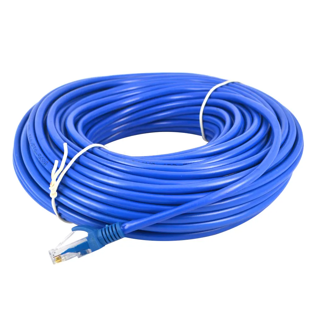 Синий сетевой шнур 26 м 100 футов RJ45 CAT5 CAT5E Ethernet LAN кабель для синхронизации
