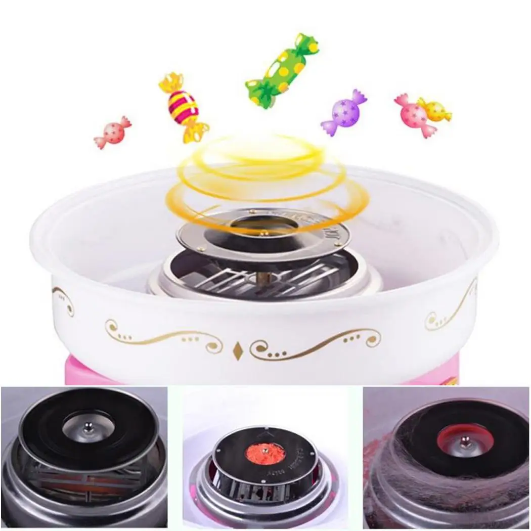 Мультяшные из нержавеющей стали хлопковый флосс машина для приготовления пищи