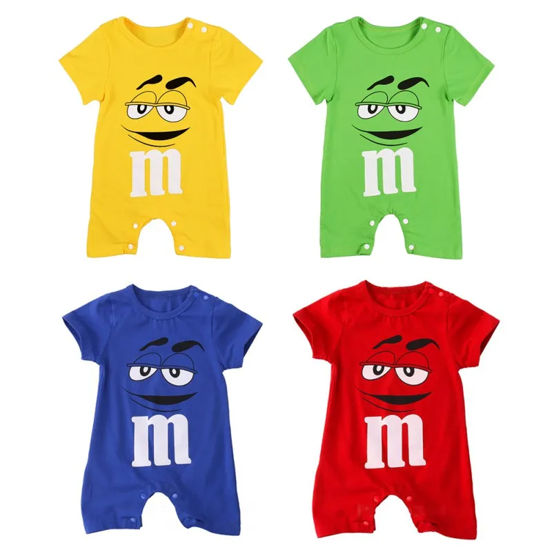 Newborn Baby Rompers Cartoon Autumn Long Sleeve Cute Cotton Boy Girl Jumpsuits Clothes 0-18M Climb Rompe | Мать и ребенок