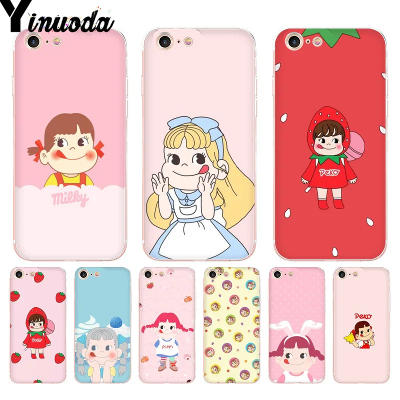 Чехол Fujiya для iphone 13 7 6 X молочный Пеко Чан оболочка чехол телефона 8 6S Plus 10 5
