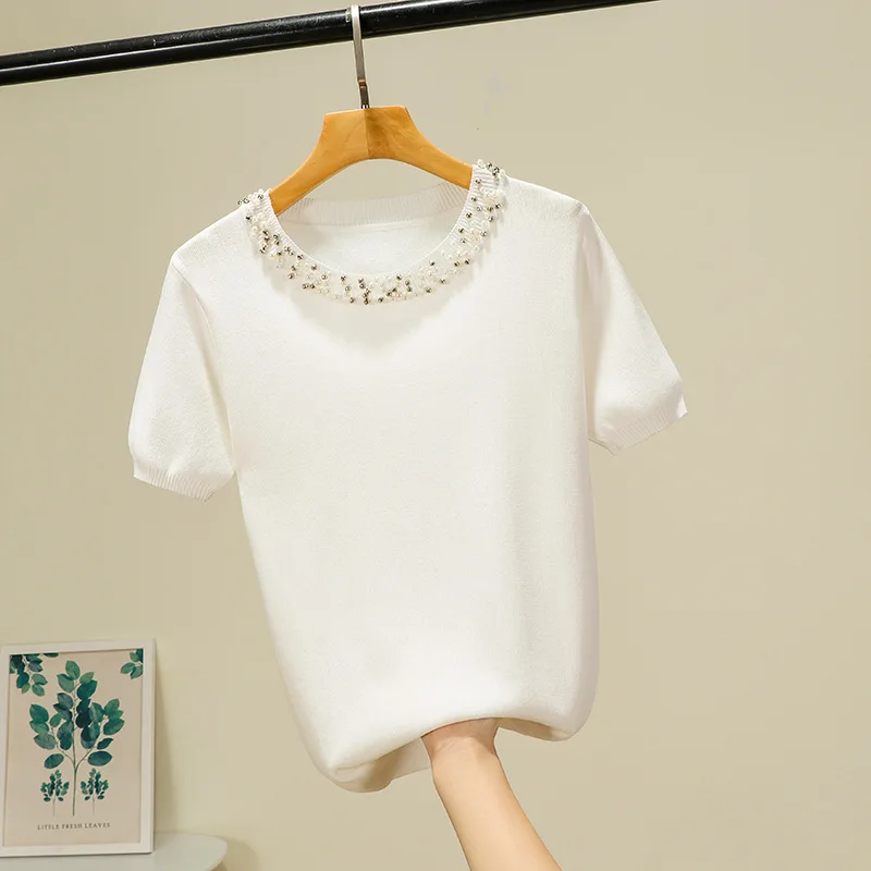 2021 Fashion New Women Shirt T-Shirts Knit Shirts XY03 | Женская одежда