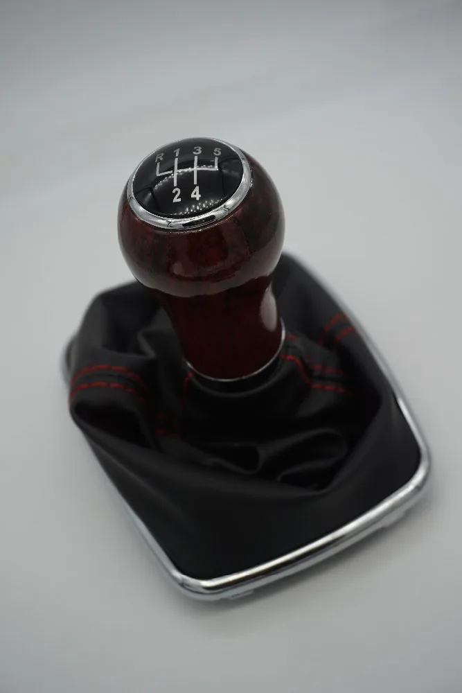 12 мм деревянное зерно рукоятка для рычага переключения передач Gaitor Boot 5 скоростей для Volkswagen VW 1999-2004 Golf 4 IV MK4 GTI R32 Bora Jetta
