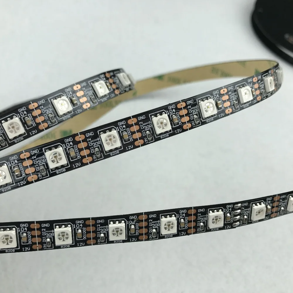 Полноцветная Адресуемая Светодиодная лента RGB 5050 GS8208 (похожая на WS2811 WS2813)DC12 в 60