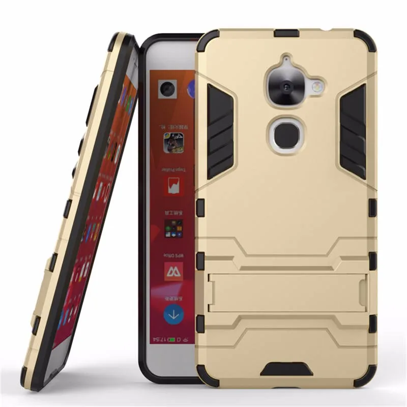 Gold LeEco Le S3 LEX522 LEX622 LEX626 чехол Гибридный Силикон+ ТПУ задняя крышка чехол для телефона для Le Eco Le S3 X522 X622 X626 чехол Защитный - Цвет: Gold