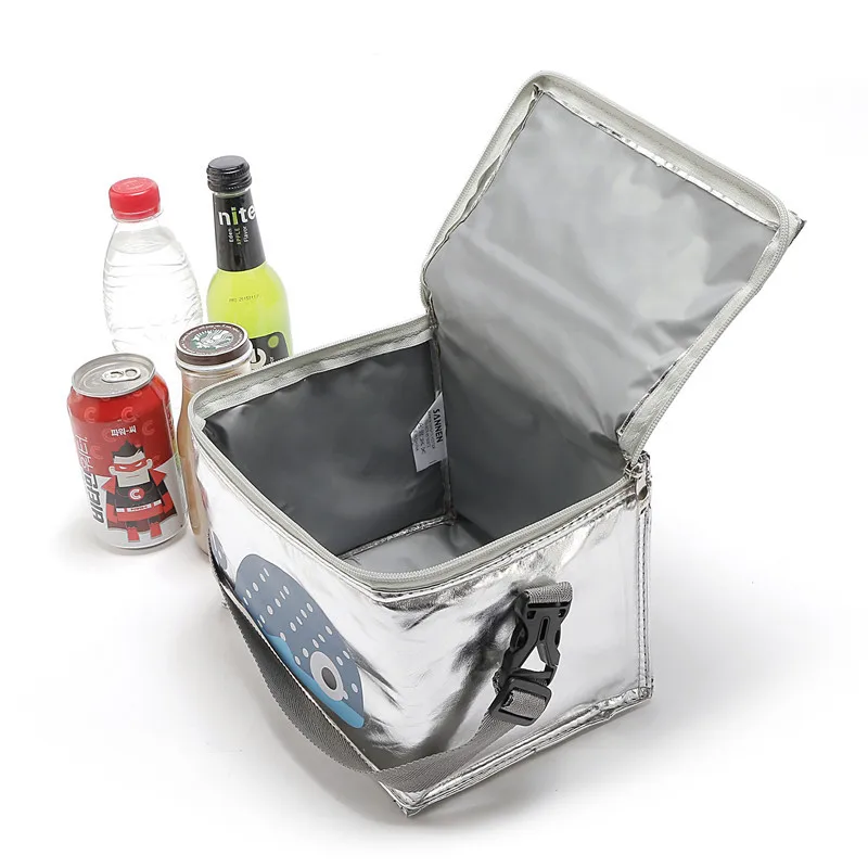 6 л мультяшный КИТ пчелы слон ежик термоизолированная складная сумка холодильник