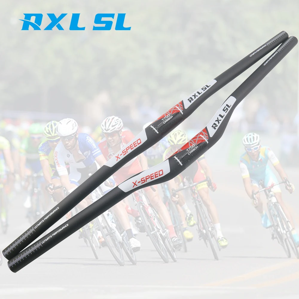 MTB руль RXL SL велосипедный гоночный углеродный 31 8 черный 3K матовый стояк/плоский |
