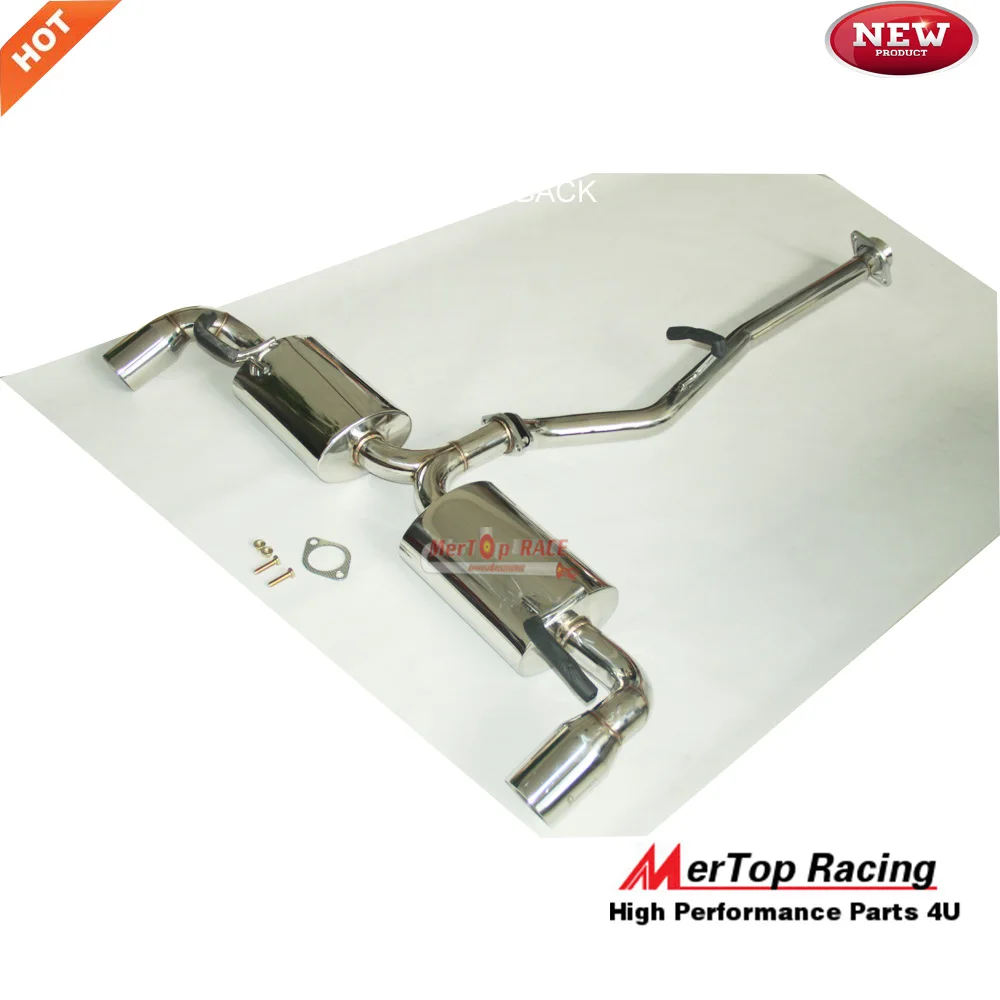 Mertop гоночная кошачья задняя выхлопная система для RX8 RX-8 2004-2009 Catback с DACAT Нисходящая труба 190& 210HP
