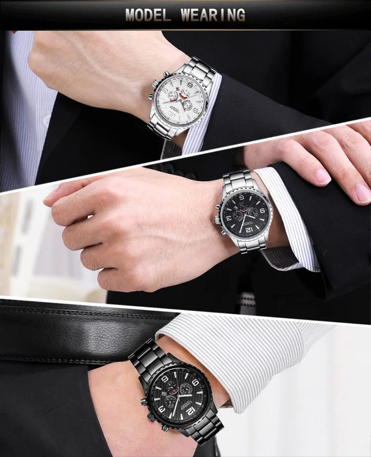 CURREN Роскошные Relogio Masculino повседневное бренд Orologio Дата для мужчин спортивные Reloj Военная Униформа кварцевые часы 8056