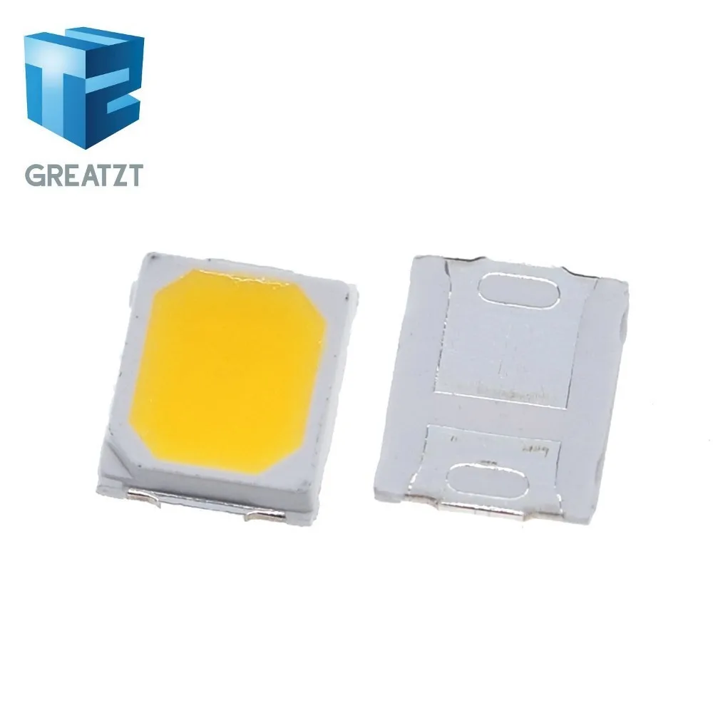 100 шт. 21-25 LM теплый белый 2835 SMD LED 0.2 Вт высокое яркое чип светодиоды горячий