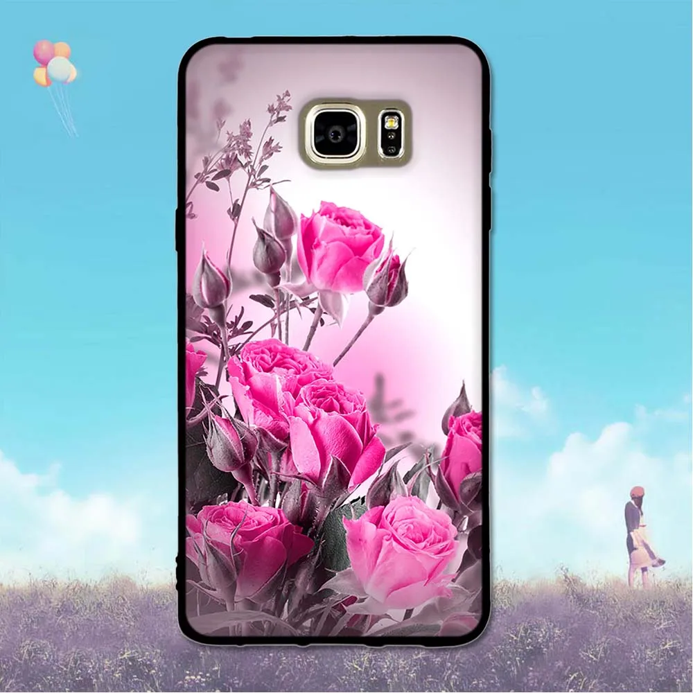 Чехол для Samsung Galaxy Note5 N9200 5 7 дюйма силиконовый чехол из ТПУ телефона Note кожаный