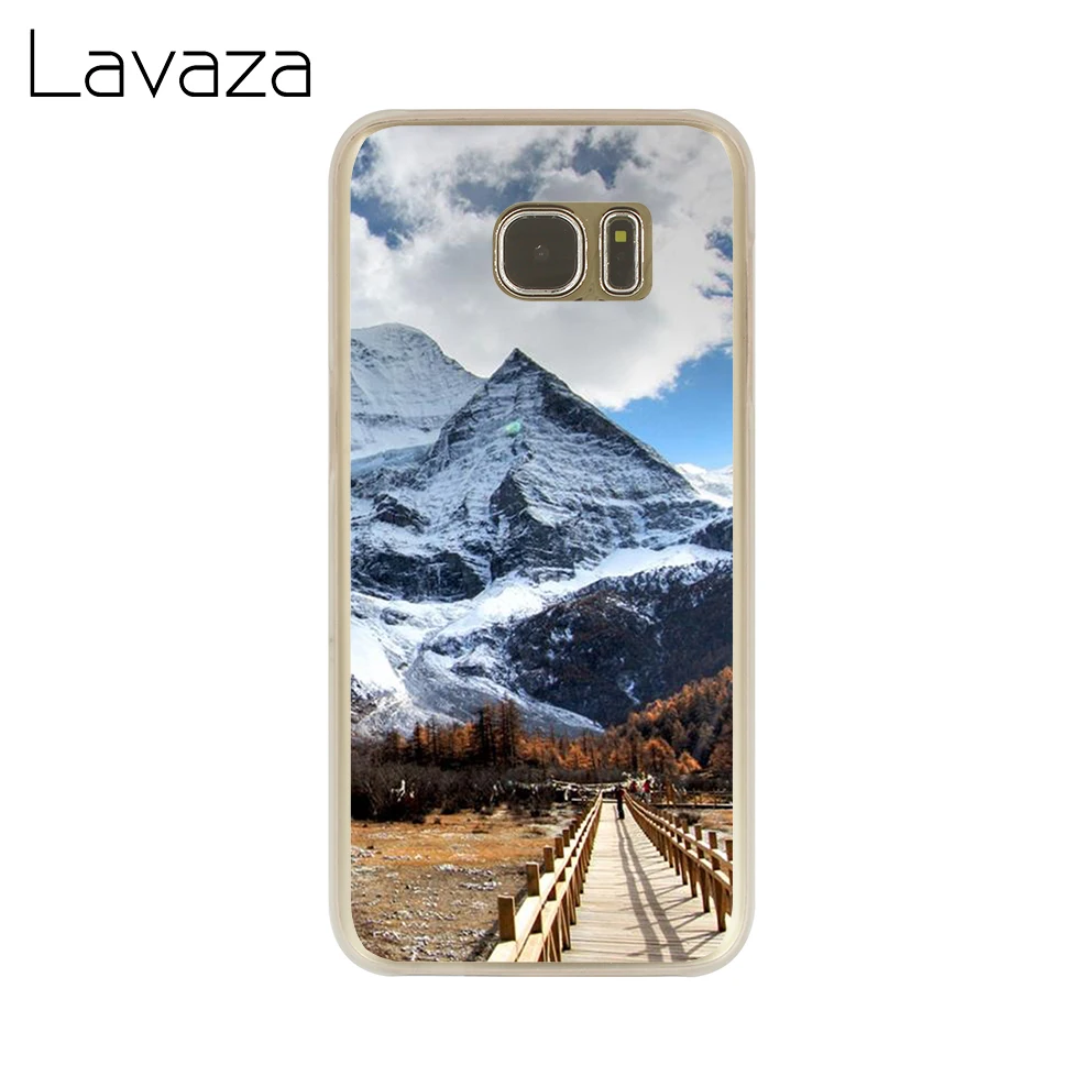 Lavaza Snowy Mountain Landscape Case for Samsung Galaxy J7 J6 J5 J3 J1 J2 2018 2017 2016 2015 US EU Version Prime | Мобильные