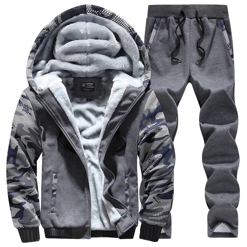 

Men Hip Hop Thick Casual Plush Padded Velvet Hooded Sweatshirts Man's Winter Wool Warm Hoodies Coats Zipper Cardigan Hoody