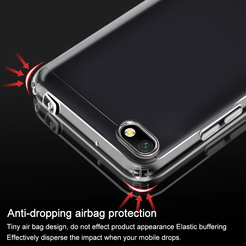 Чехол IMAK Corners Airbag для Xiaomi Redmi 6A прозрачный чехол из ТПУ полное покрытие Redmi6A