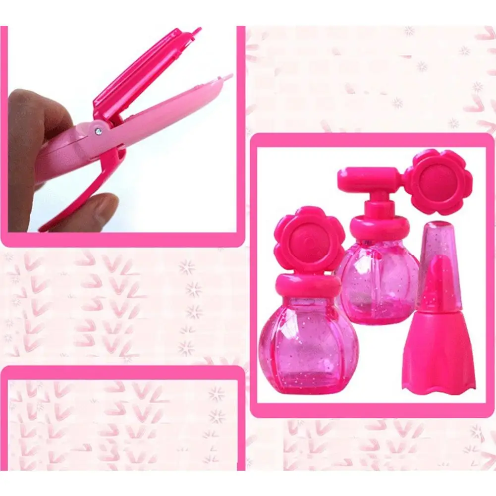 RCtown дети салон красоты игрушки чехол для с феном расческа духи флакон помады