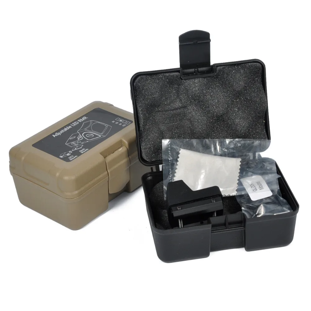 Прицел AIMTIS Red Dot тактический RMR Регулируемый рефлекс 3 25 MOA для охоты подходит