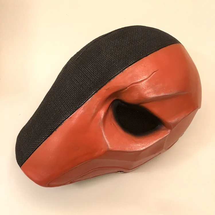 Оранжевая маска Deathstroke шлем полное лицо ПВХ убийца Терминатор Slade Joseph Wilson косплей