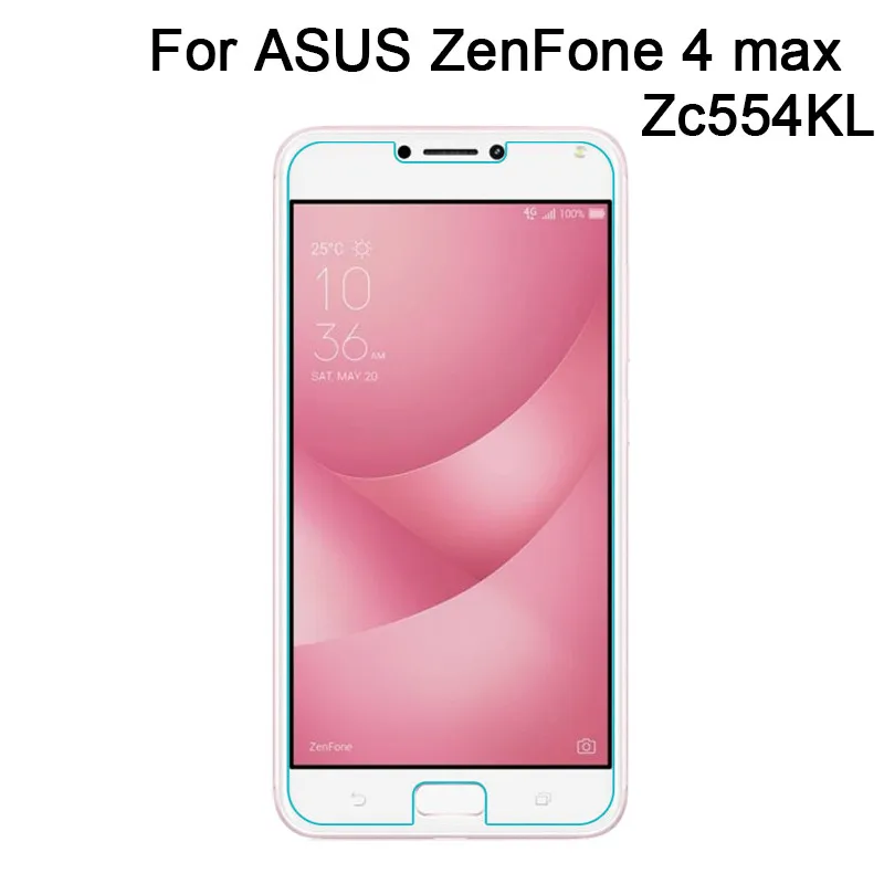 Закаленное стекло 9H 2.5D для Asus Zenfone 4 Max ZC554KL защитная Пленка премиум класса 5 дюйма 2