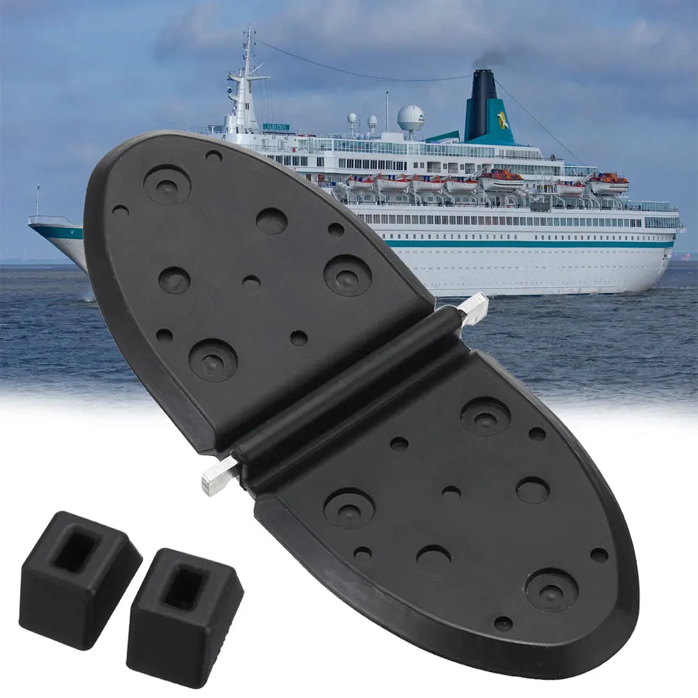 Black Durable Water Shutters Kit Exhaust Flappers Rubber Replace Professional Install Ship Engines Accessories For Mercruiser | Автомобили