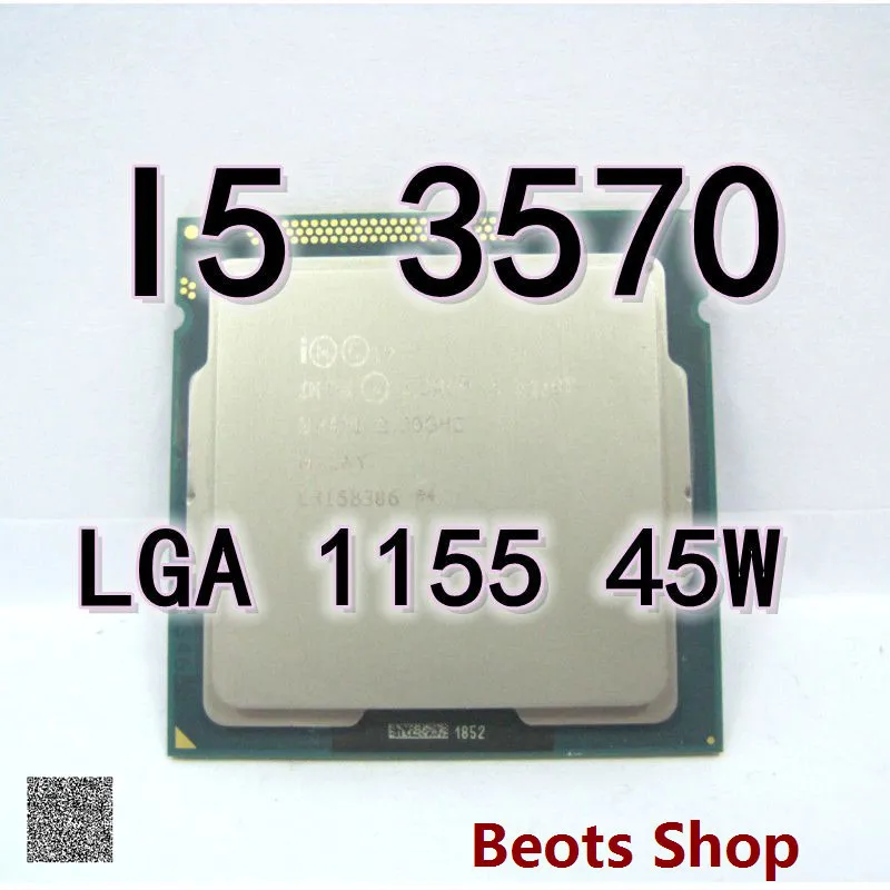Cpu I5 3570T LGA 1155 cpu четырехъядерный I5 2,3 GHZ ES 45w DDR3 ram Ivy Bridge