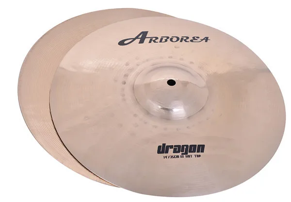 

Arborea Cymbal Dragon Series Cymbal set 14"hihat 16"crash 20"ride wth carrying bags for Pop and Rock