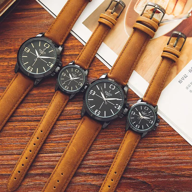 Часы наручные BASID мужские/женские кварцевые модные водонепроницаемые