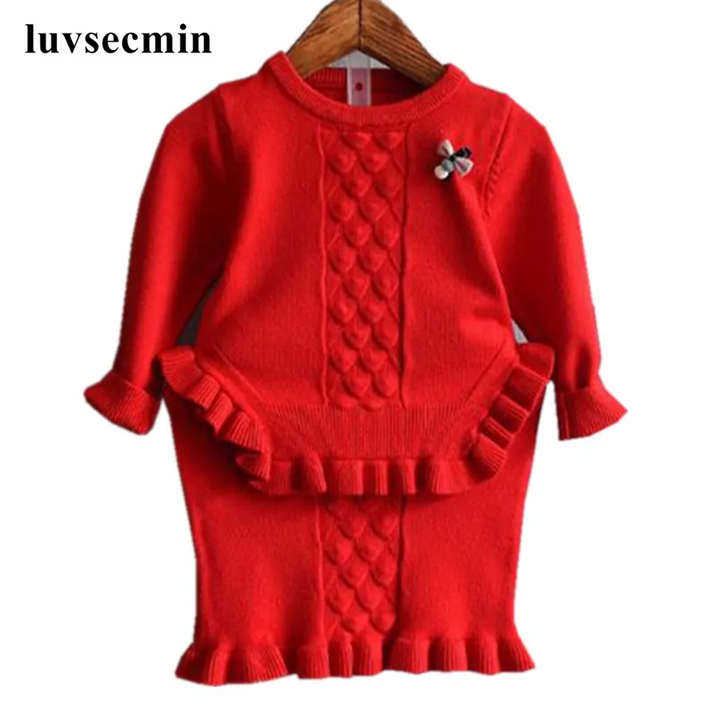 2017 Весна осень одежда для маленьких девочек комплект одежды из хлопка с