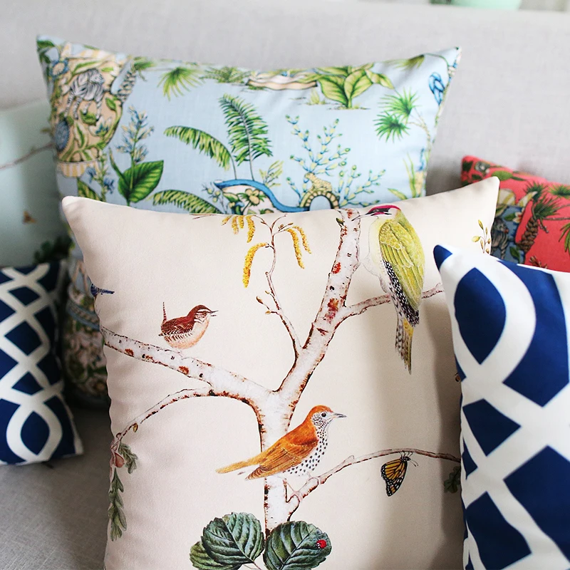 Утиное яйцо с изображением птички шикарные Декоративные диванные подушки Чехол