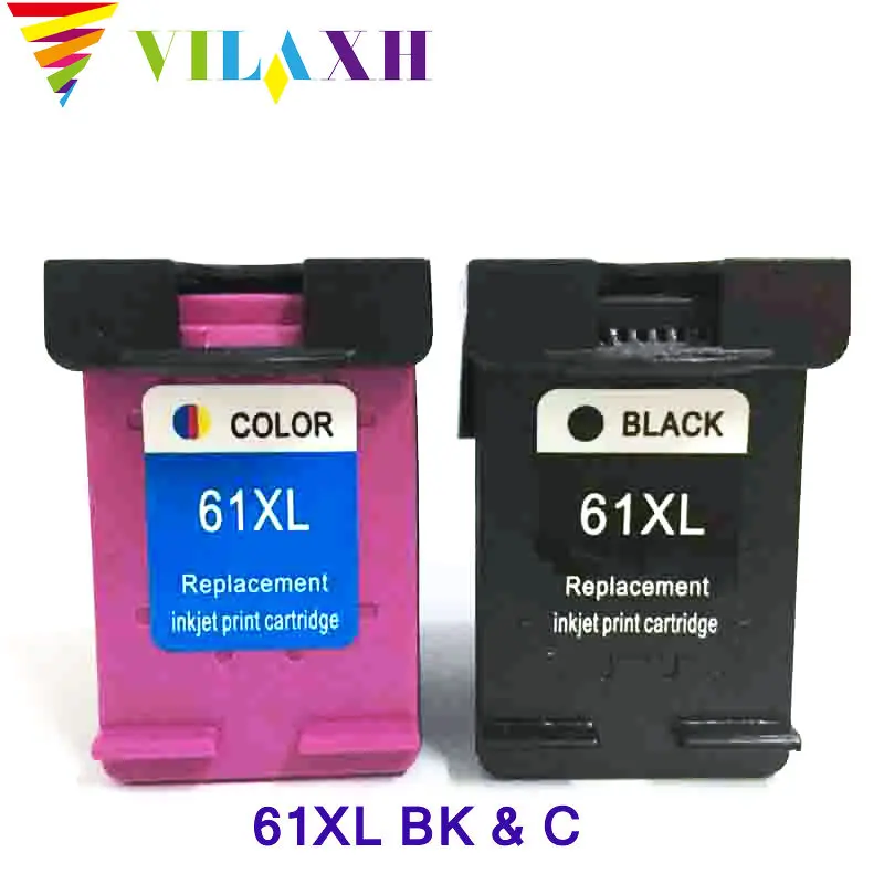Совместимый картридж Vilaxh 61 61xl для принтера HP 1000 1050 2050 3050 1510|ink cartridge|printers ink cartridgesink