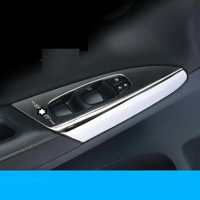 Оконная ручка дверная панель автомобильный хром декоративный Стайлинг